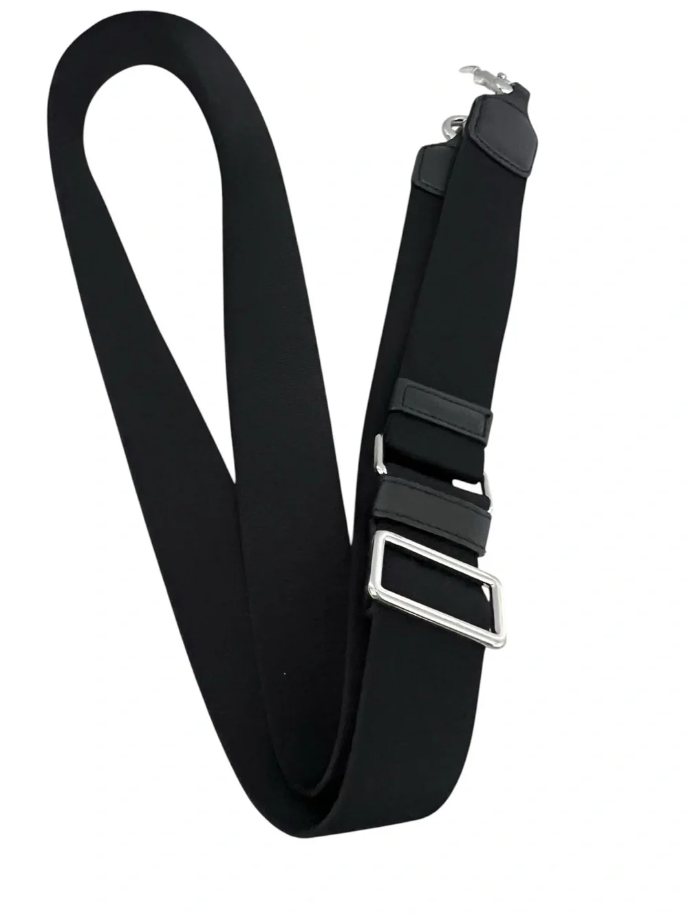 Marc Jacobs Black Adjustable Crossbody Strap with Silver Hardware - Picture 5 of 6